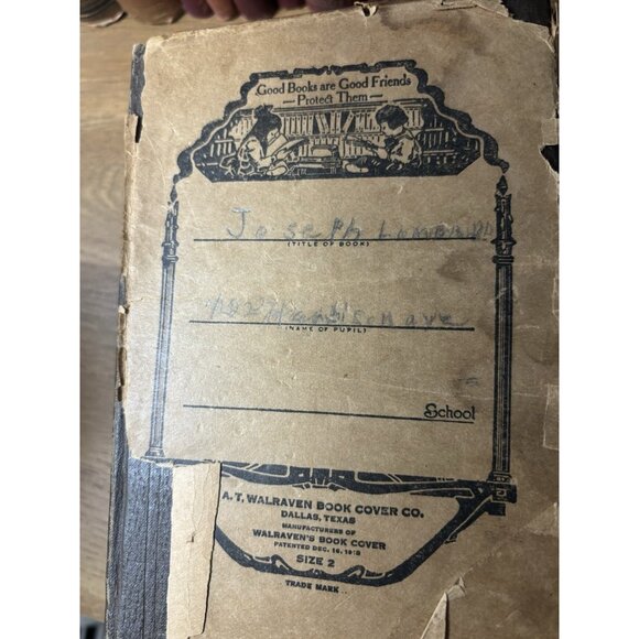 Lot of (13) Old Rare Books Red Brown Hard Cover Worn Aged Antique Wedding Decor - Picture 10 of 16